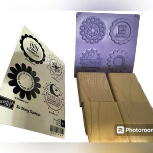 NWT rubber stamp set for crafting
